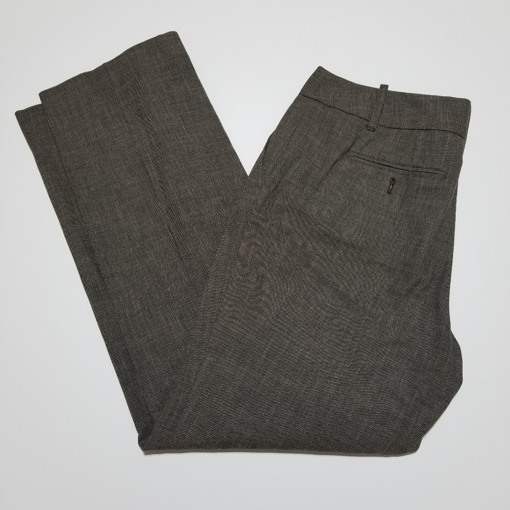 Ann Taylor LOFT Career Slacks Pant Brown Julie 12